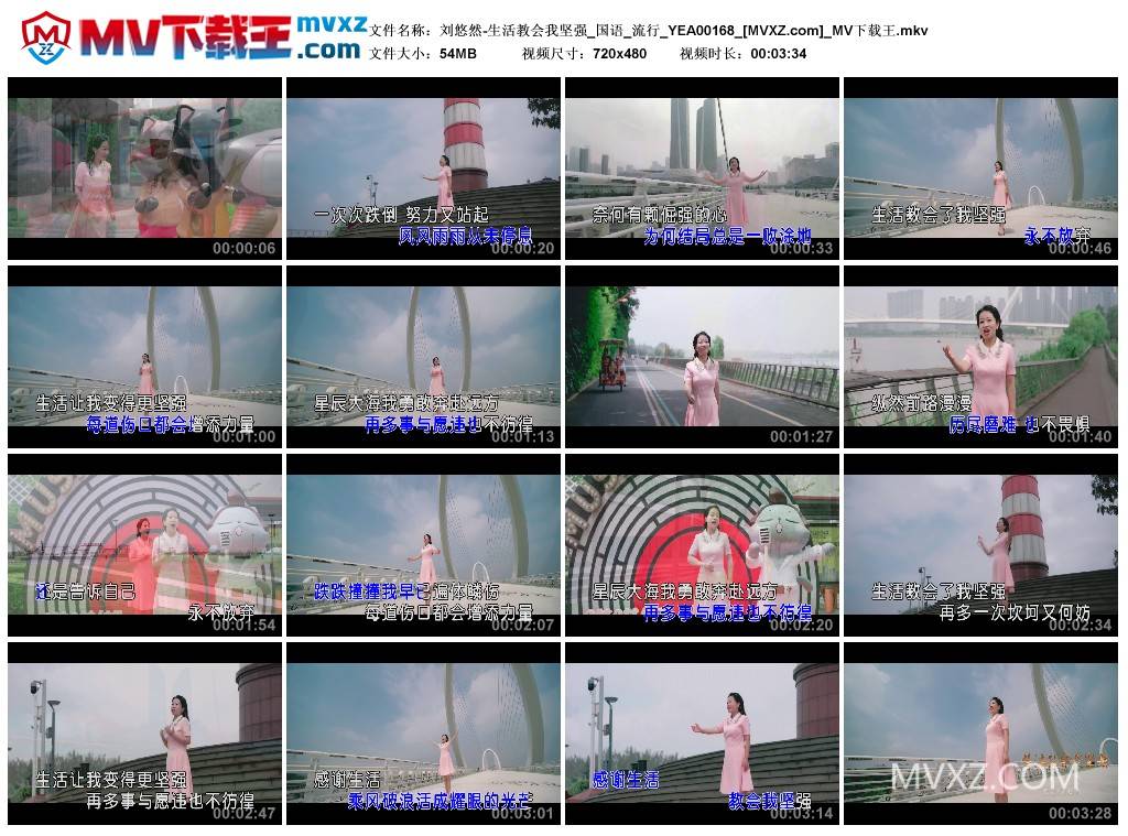 刘悠然-生活教会我坚强_国语_流行_YEA00168